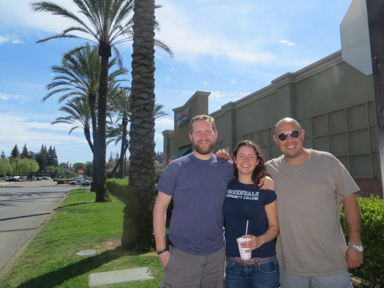 My road trip clan at one of our pit stops.