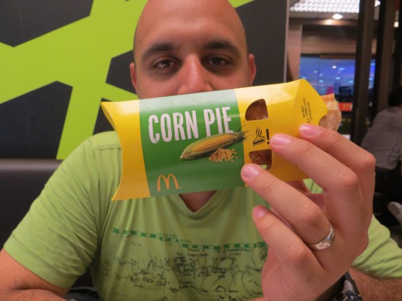 One of our vices while travelling is stopping at a McDonalds to try the local item that they have there.