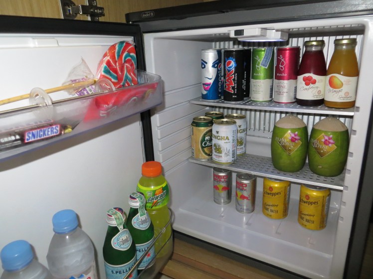 The fridge was stocked with some unique options.