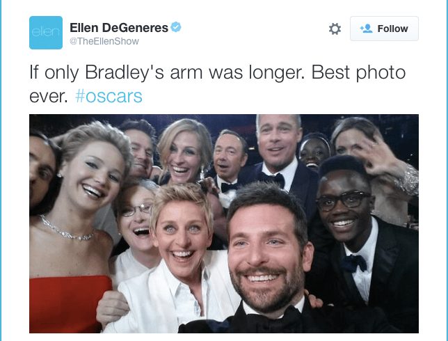 Ellen Oscar Selfie